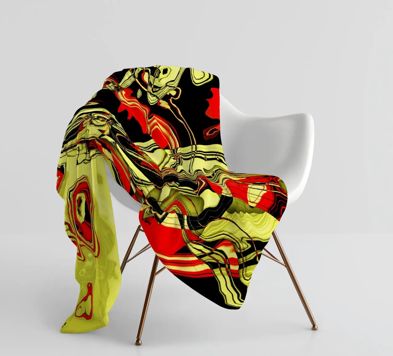 Explosion der Farben Fleecedecke von Atteloi Art