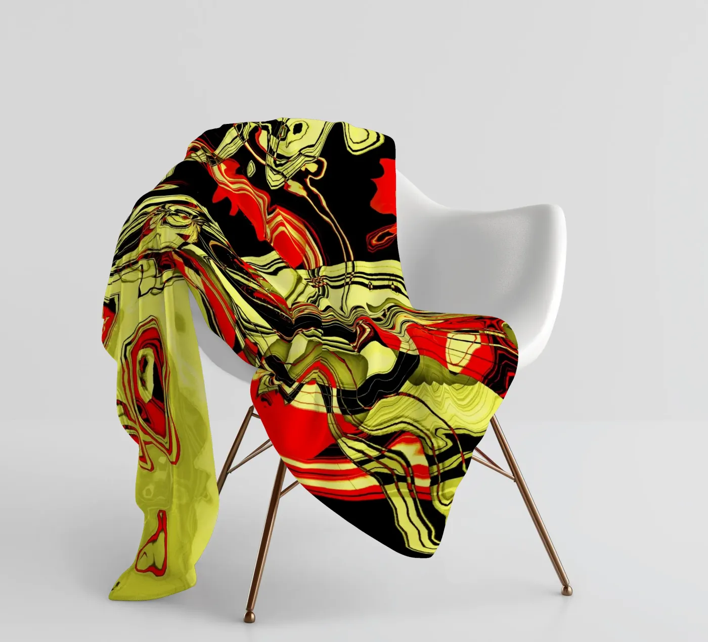 Esplosione di colori coperta in pile da Atteloi Art