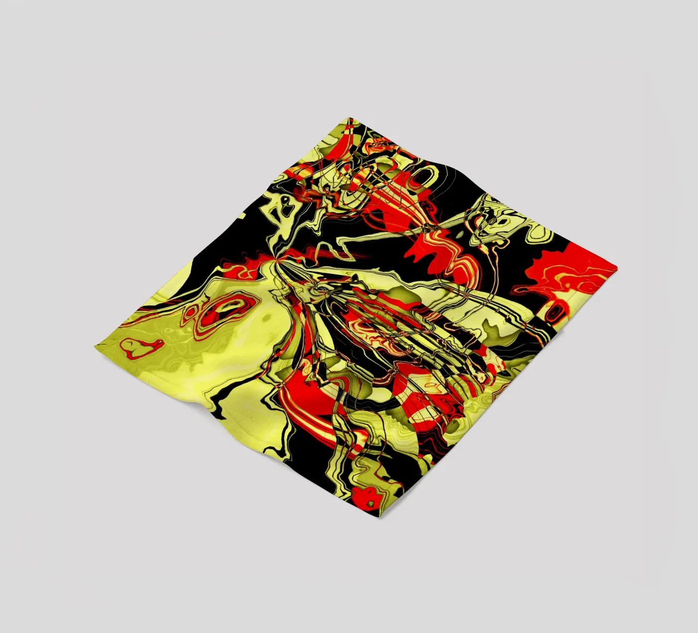 Esplosione di colori coperta in pile da Atteloi Art