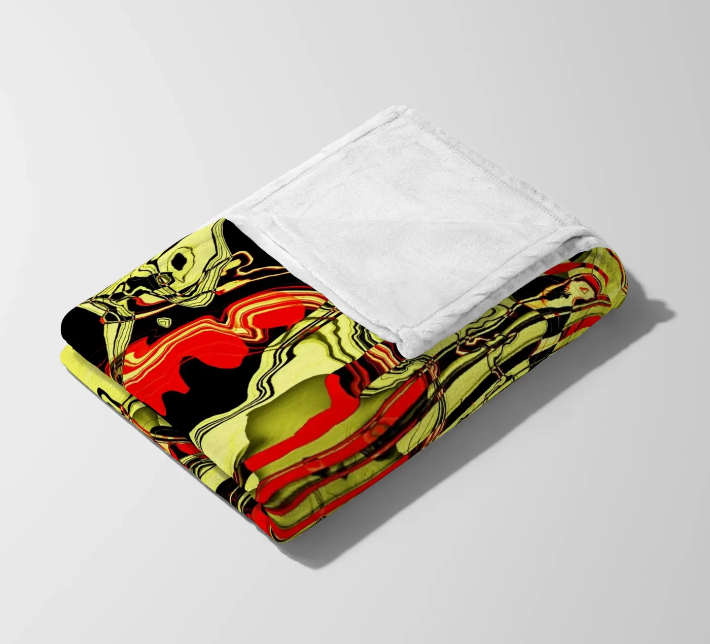 Esplosione di colori coperta in pile da Atteloi Art