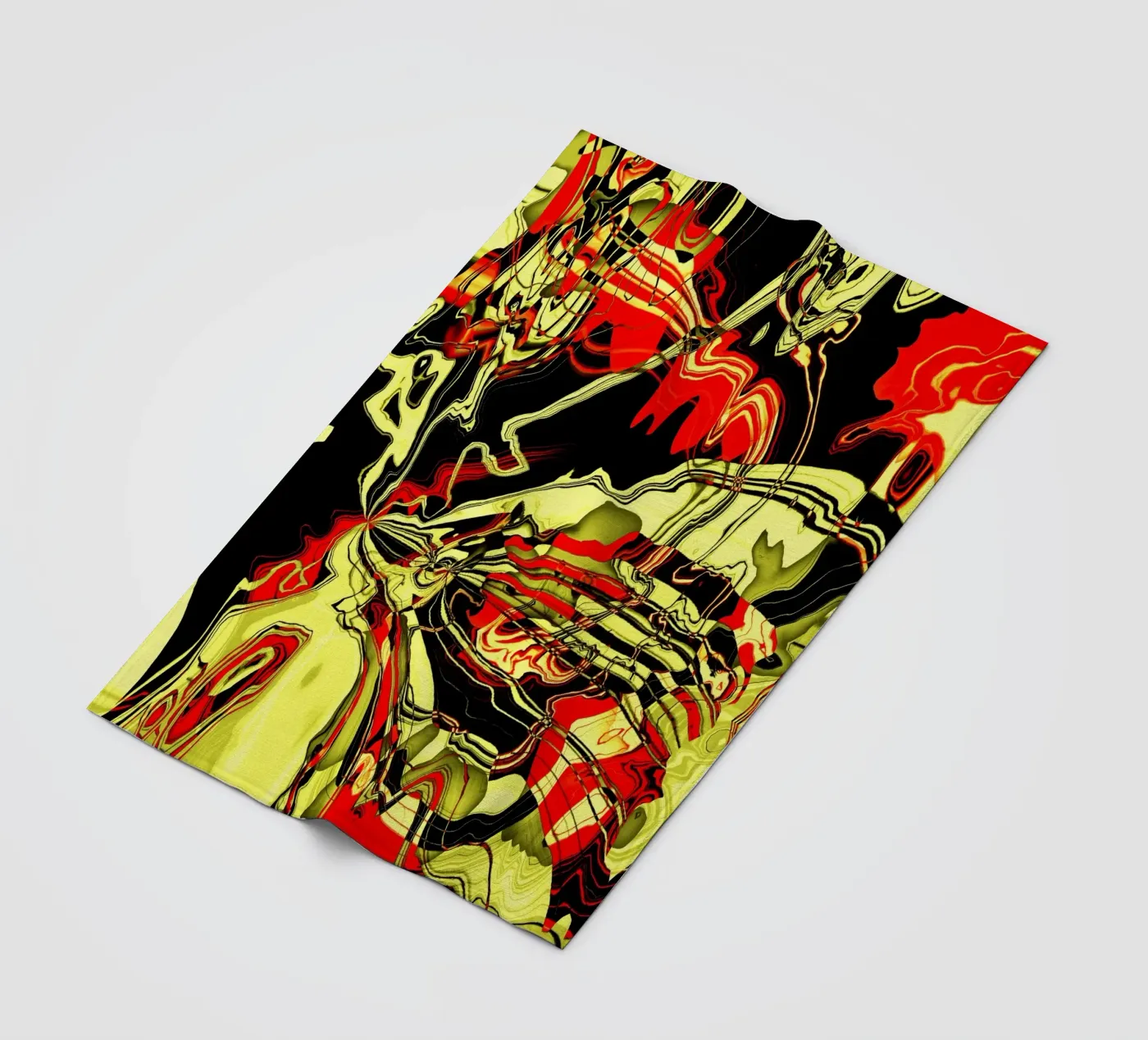 Esplosione di colori coperta in pile da Atteloi Art