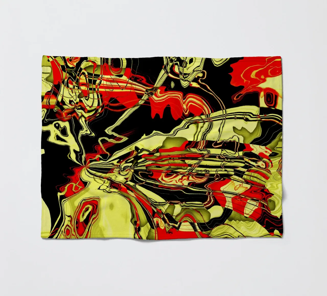 Explosion der Farben Fleecedecke von Atteloi Art