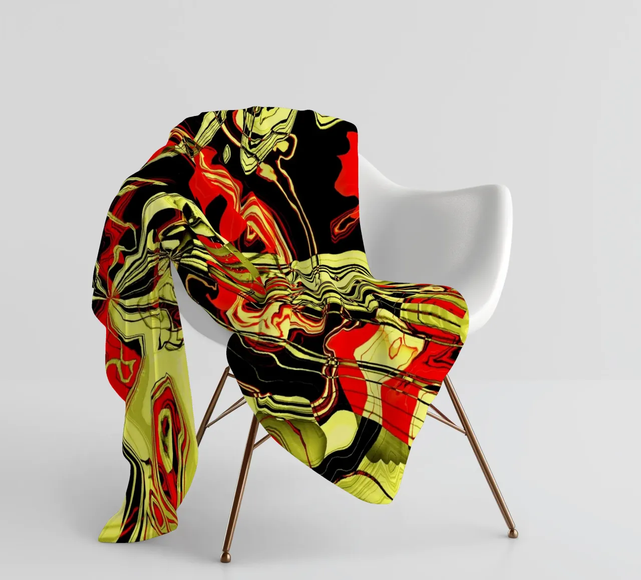 Explosion der Farben Fleecedecke von Atteloi Art