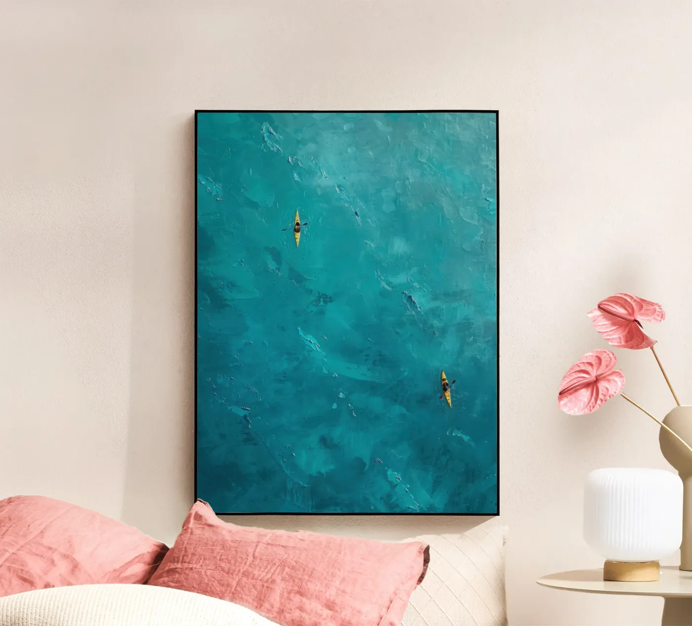 Turquoise Drift plexiglass da Tinyverse Studio