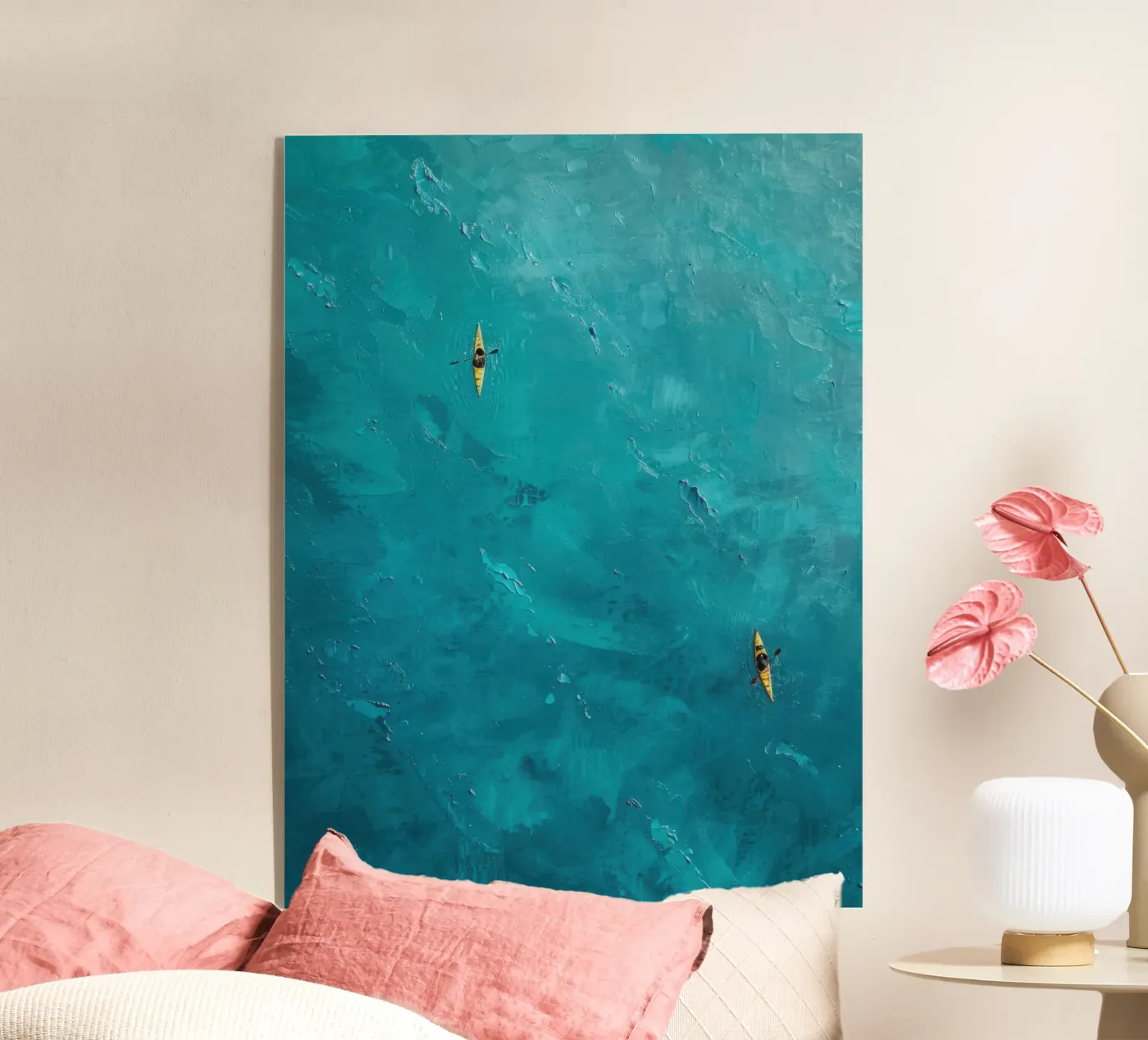 Turquoise Drift plexiglass da Tinyverse Studio