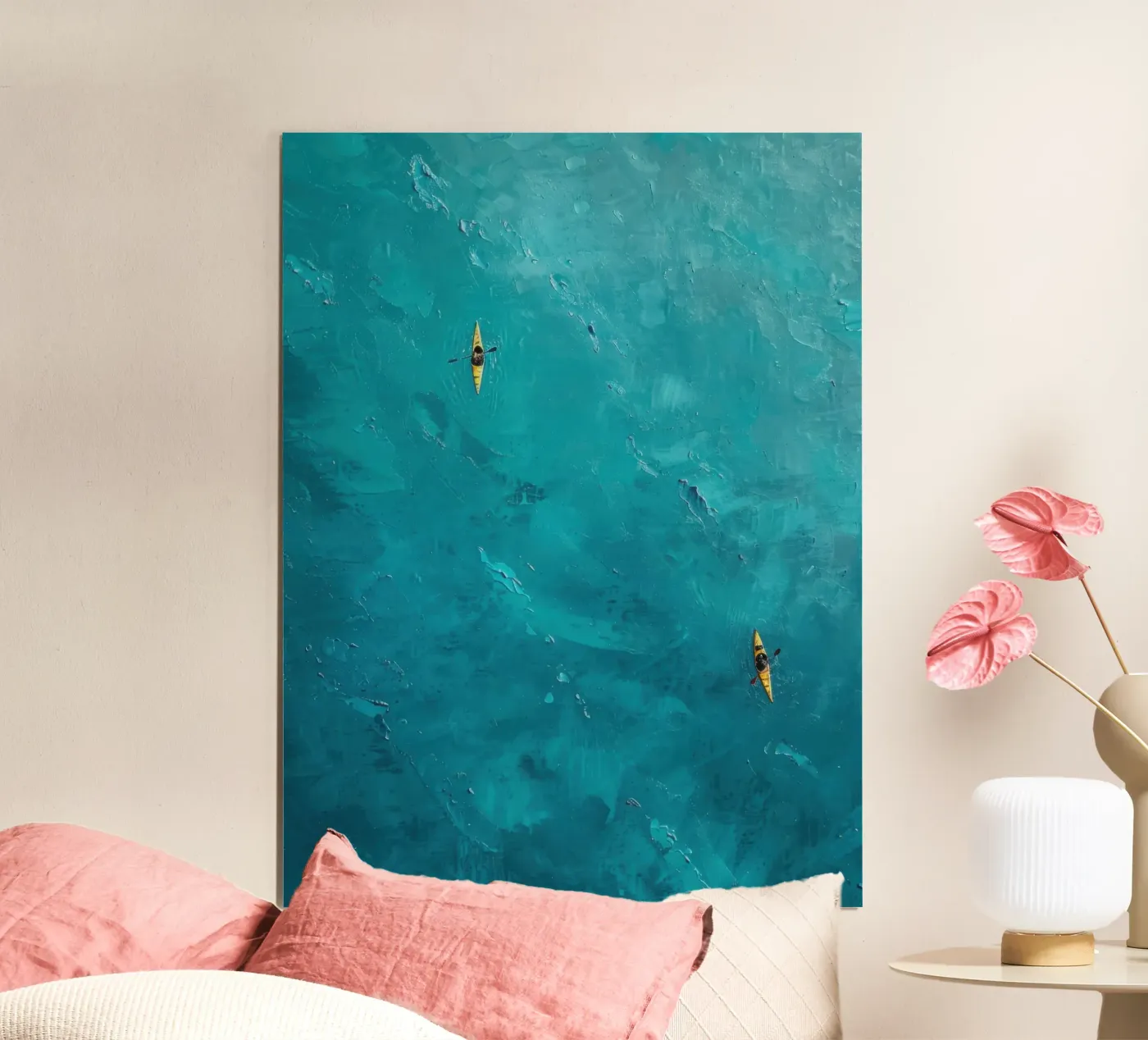 Turquoise Drift poster da Tinyverse Studio