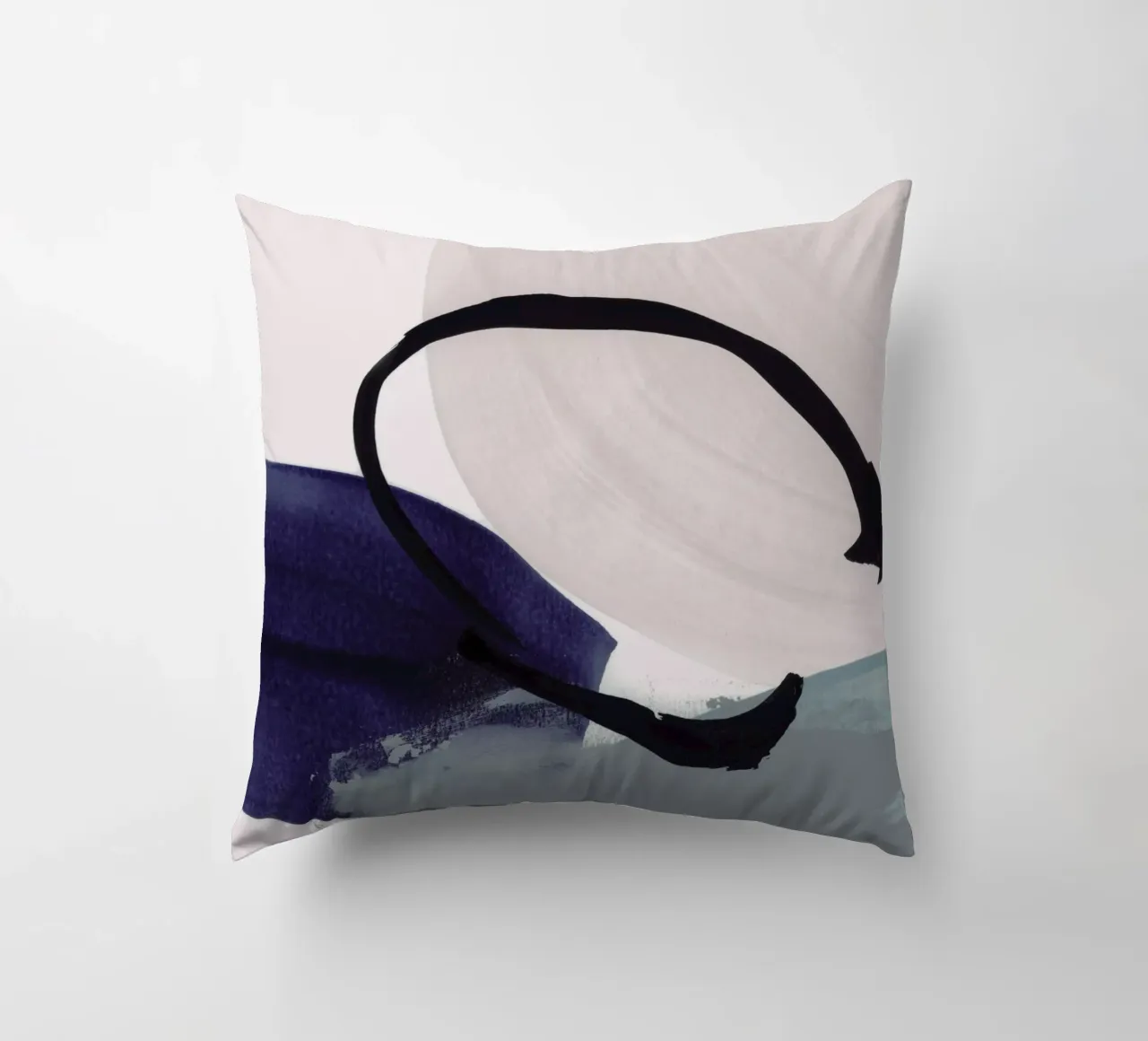 minimalist painting 01 - 1 decorative cushion by IRIS LEHNHARDT FINE ART