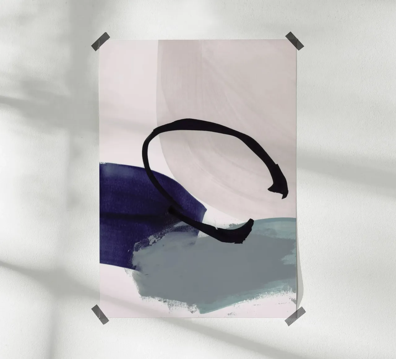 minimalist painting 01 - 1 carta hahnemühle da IRIS LEHNHARDT FINE ART