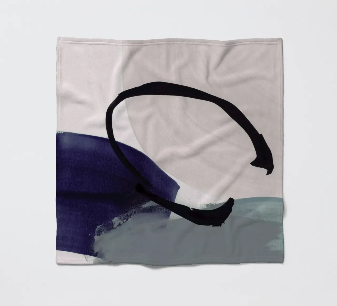 minimalist painting 01 - 1 coperta in pile da IRIS LEHNHARDT FINE ART
