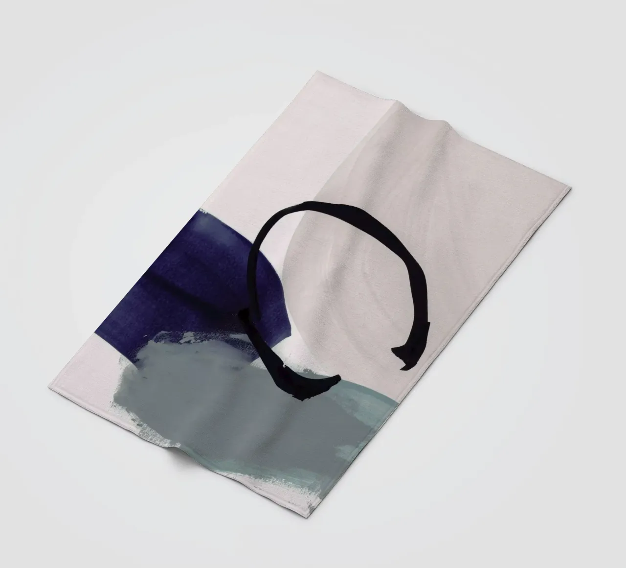 minimalist painting 01 - 1 coperta in pile da IRIS LEHNHARDT FINE ART