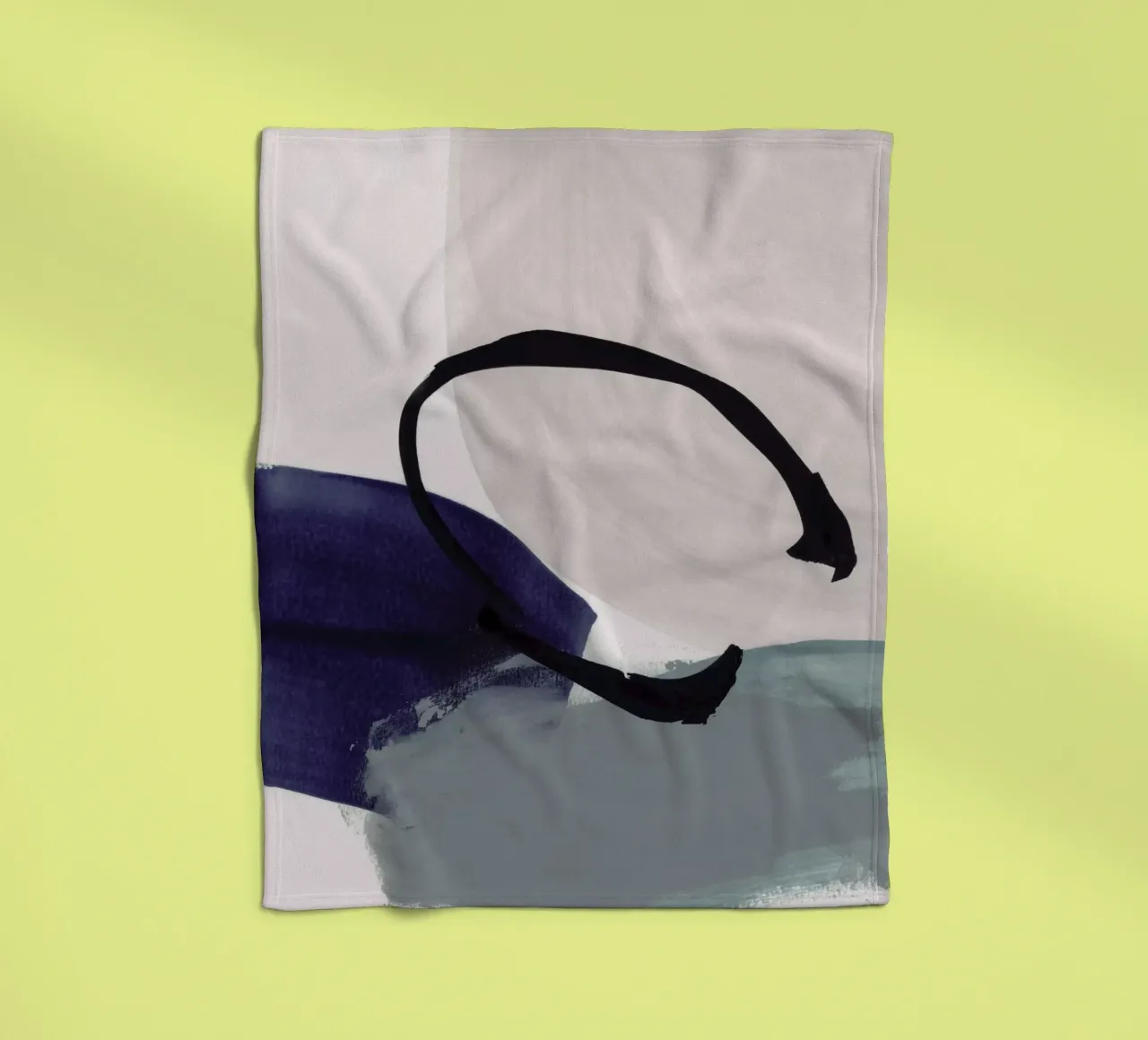minimalist painting 01 - 1 coperta in pile da IRIS LEHNHARDT FINE ART