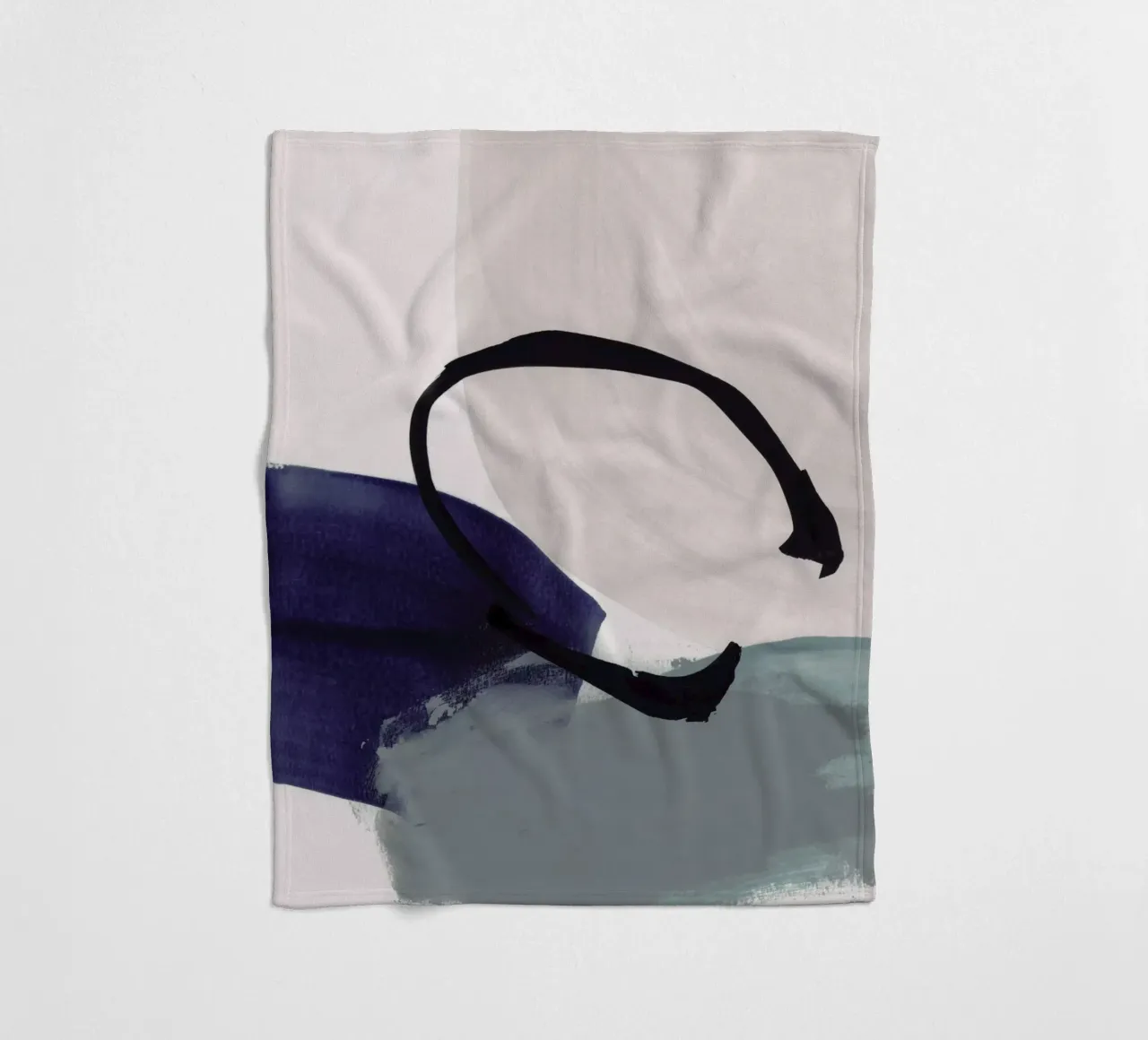 minimalist painting 01 - 1 coperta in pile da IRIS LEHNHARDT FINE ART