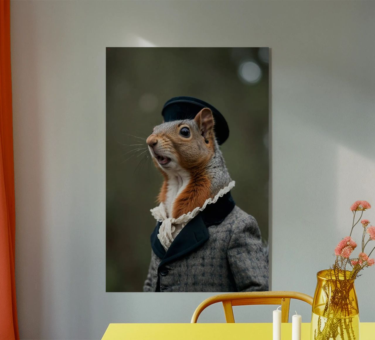 Sir Cedric Squirrel - L'affascinante gentiluomo della foresta plexiglass da Beasts of Nobility
