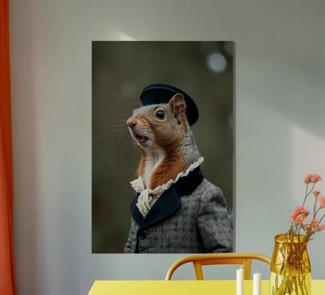 Sir Cedric Squirrel - Der schneidige Waldmensch Acryl-Glas von Beasts of Nobility
