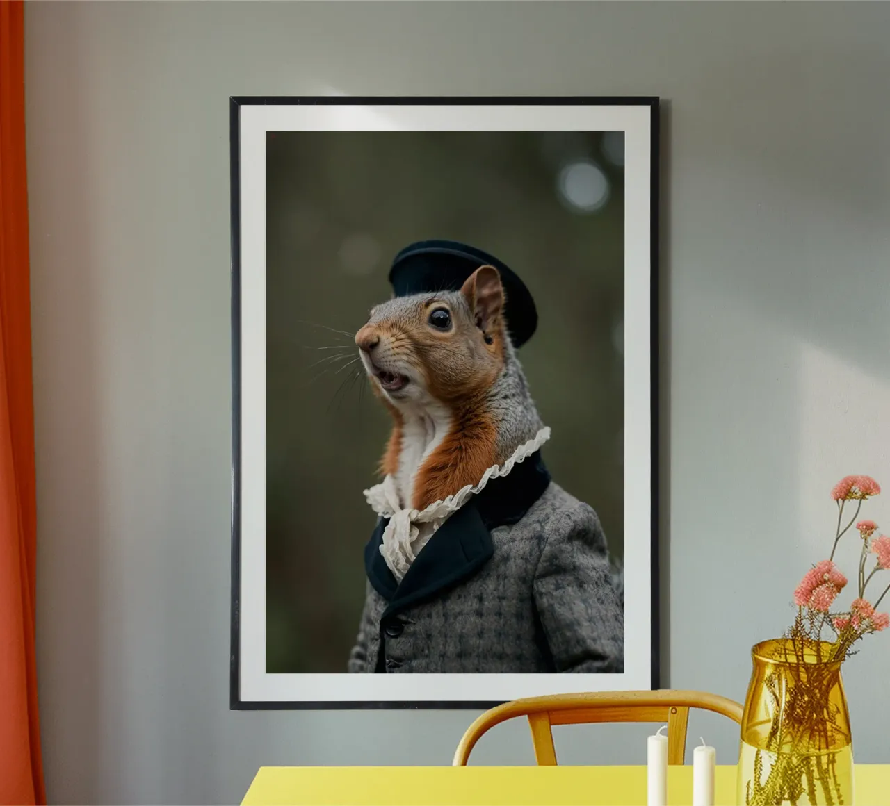 Sir Cedric Squirrel – The Dashing Forest Gentleman hahnemühle by Beasts of Nobility