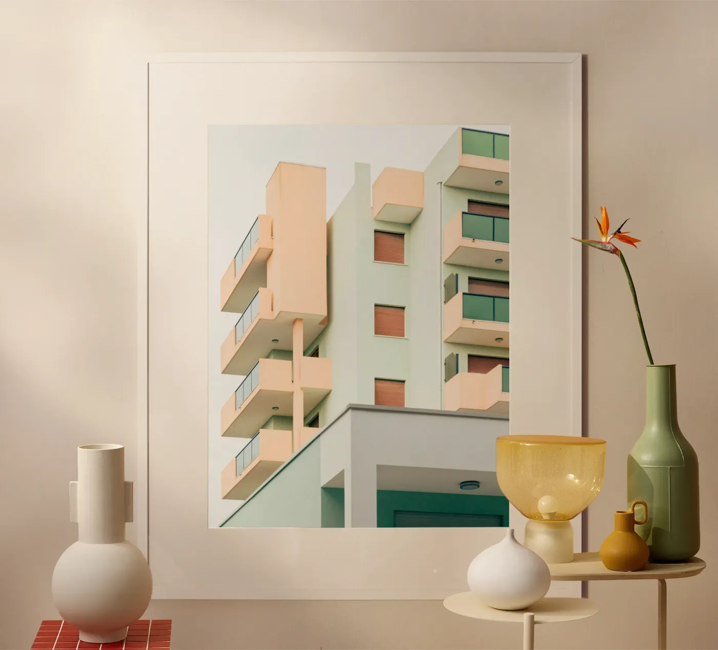 shape building icon poster van marty