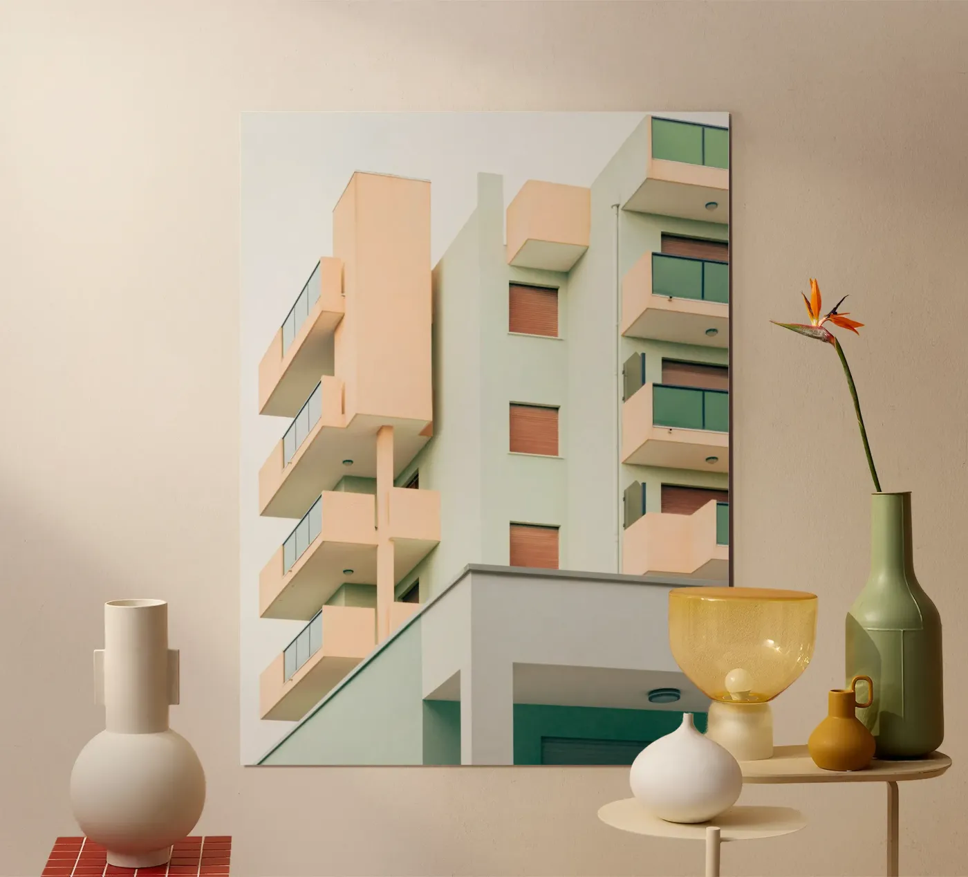 shape building icon poster van marty