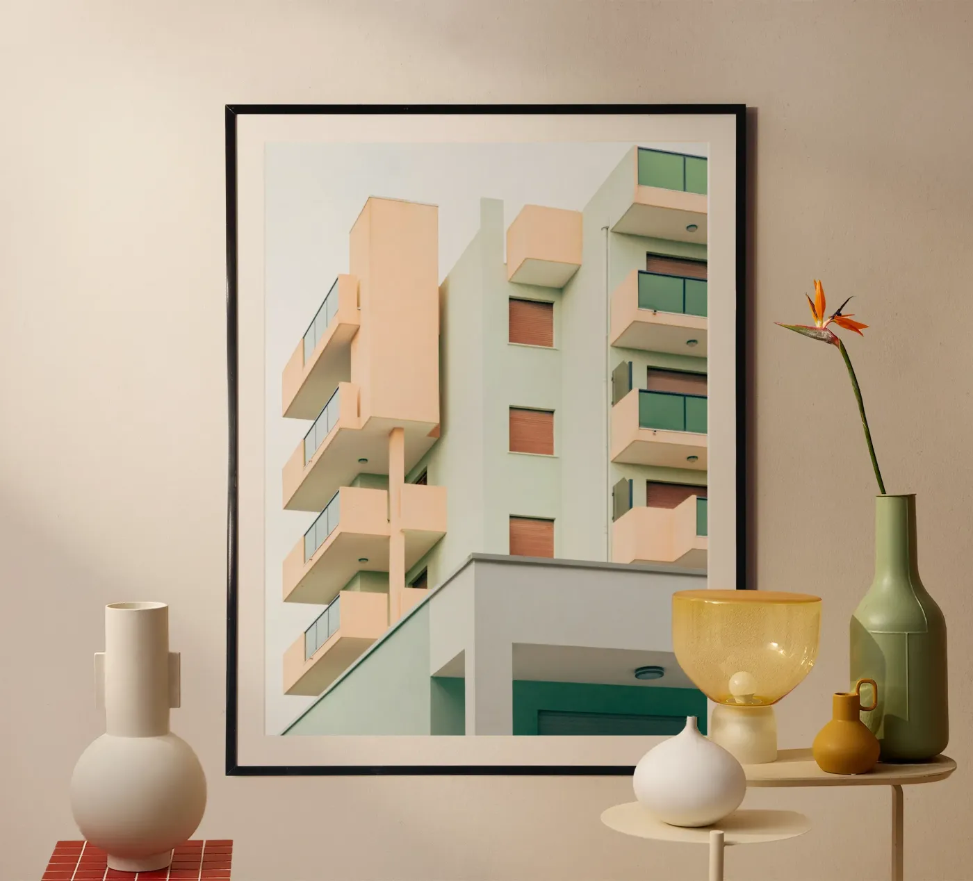 shape building icon poster van marty