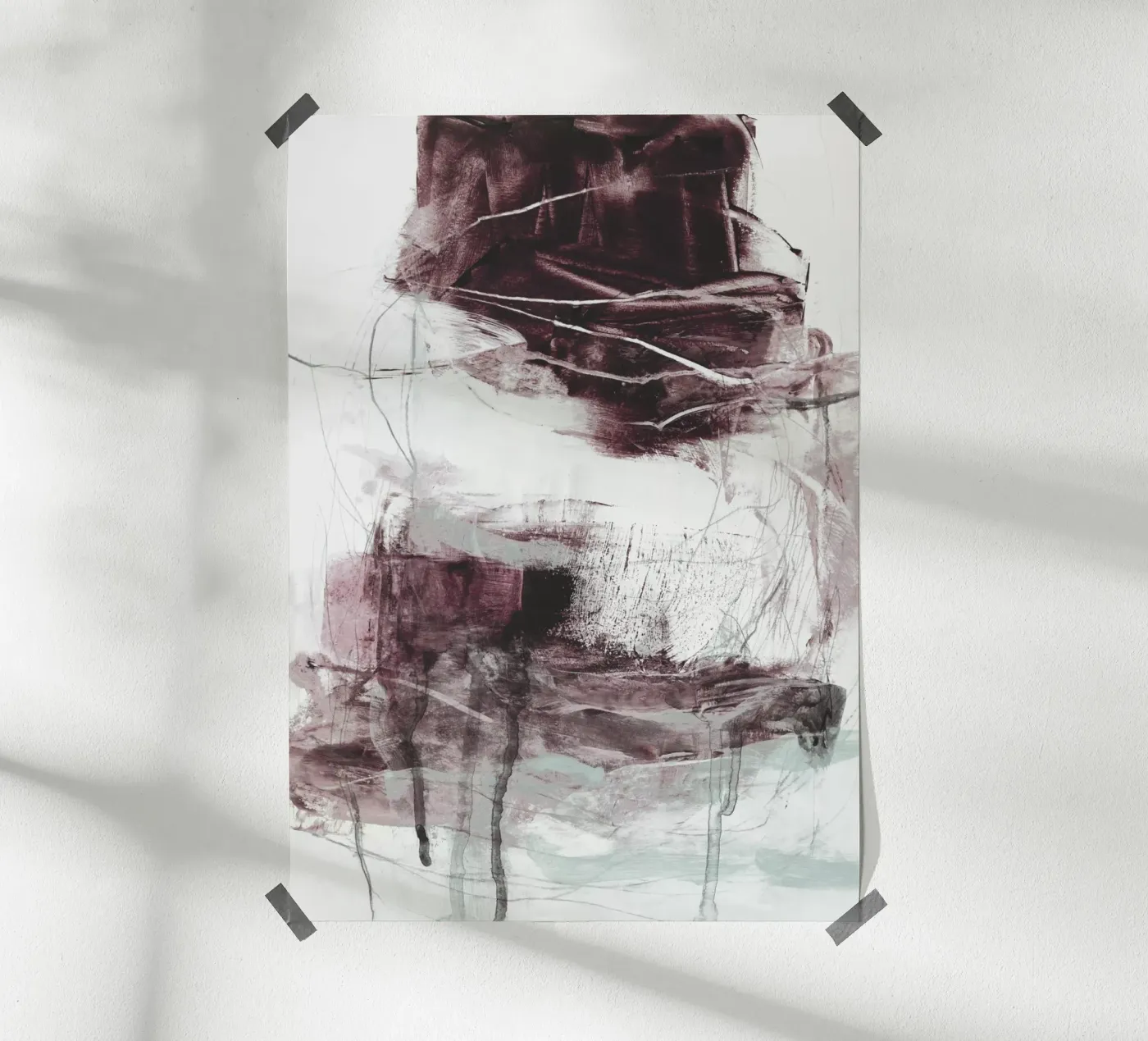 abstract expressionism poster da IRIS LEHNHARDT FINE ART