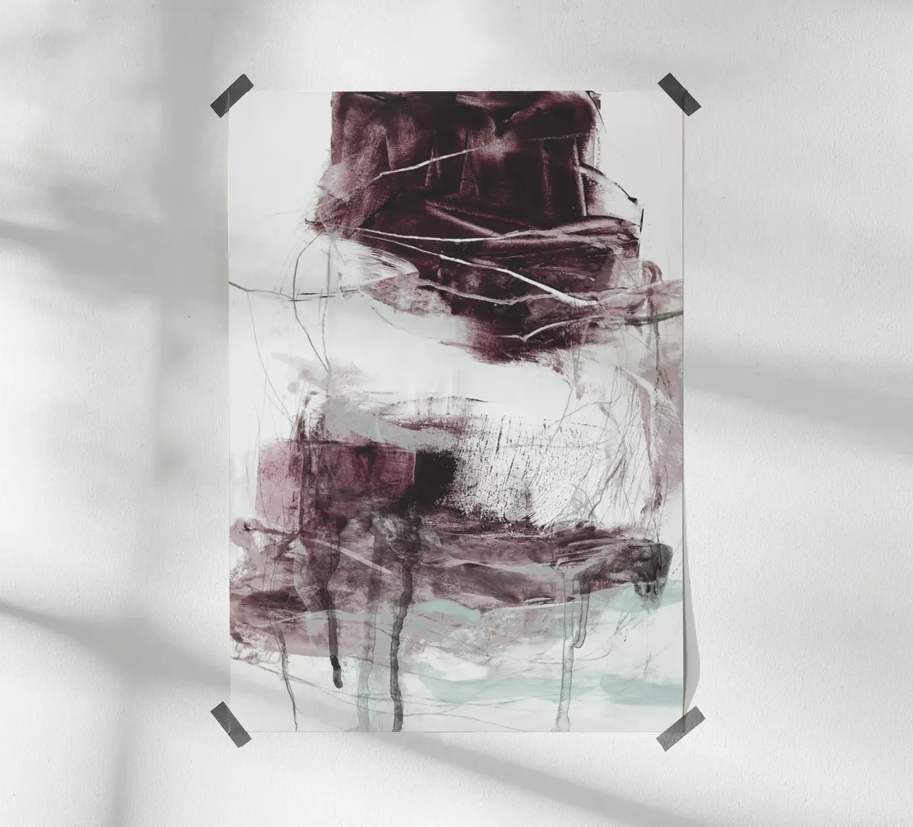 abstract expressionism poster da IRIS LEHNHARDT FINE ART