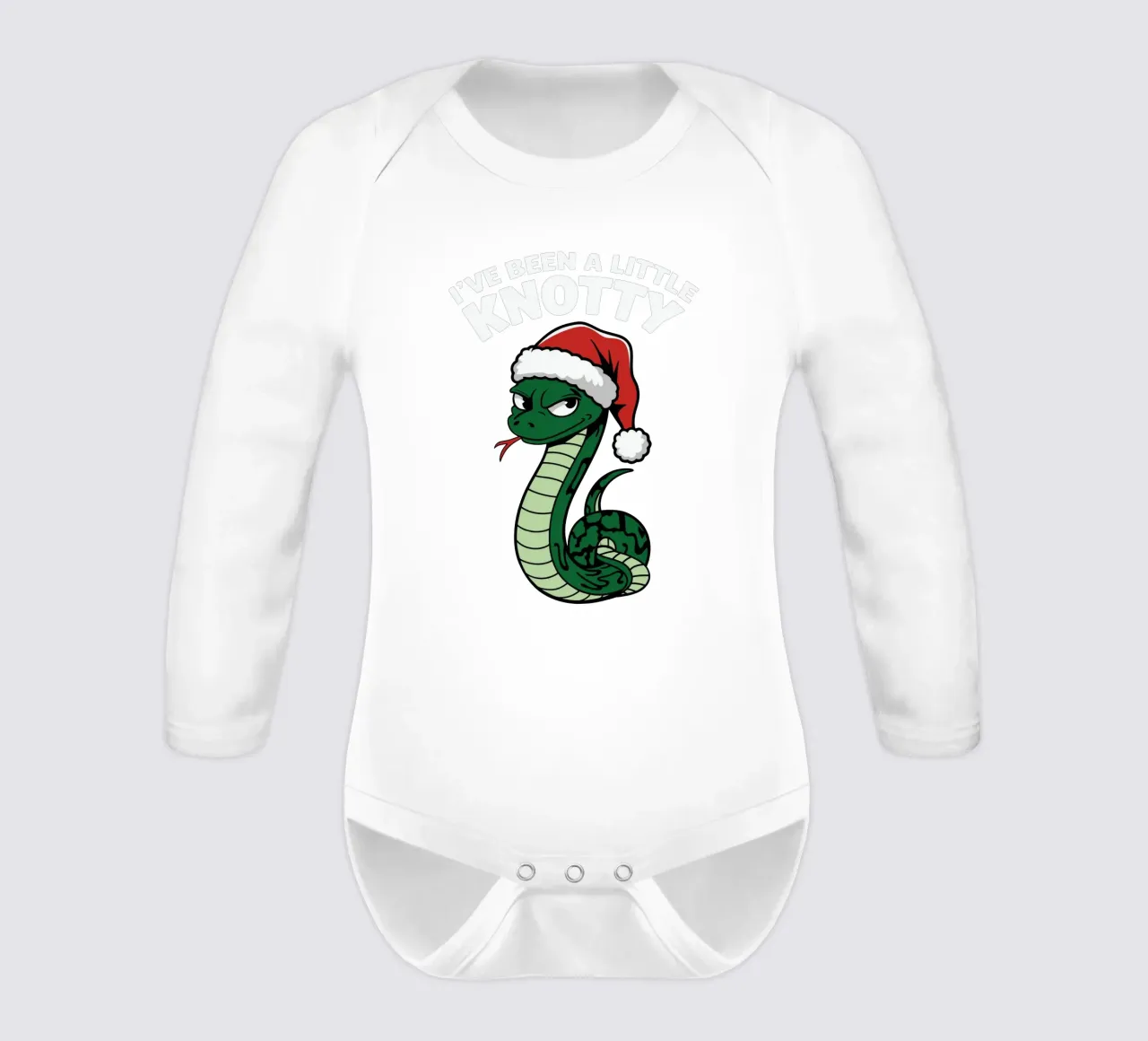 I've been a little knotty long-sleeve baby romper by edsonramosart