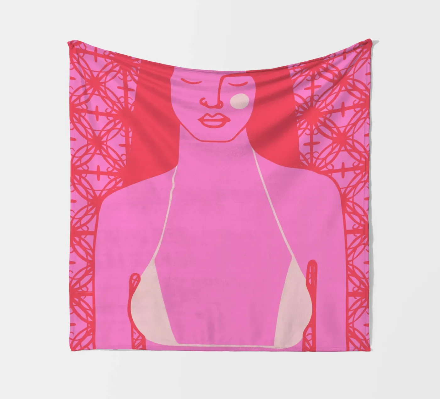 Tan Fleecedecke von Portraits