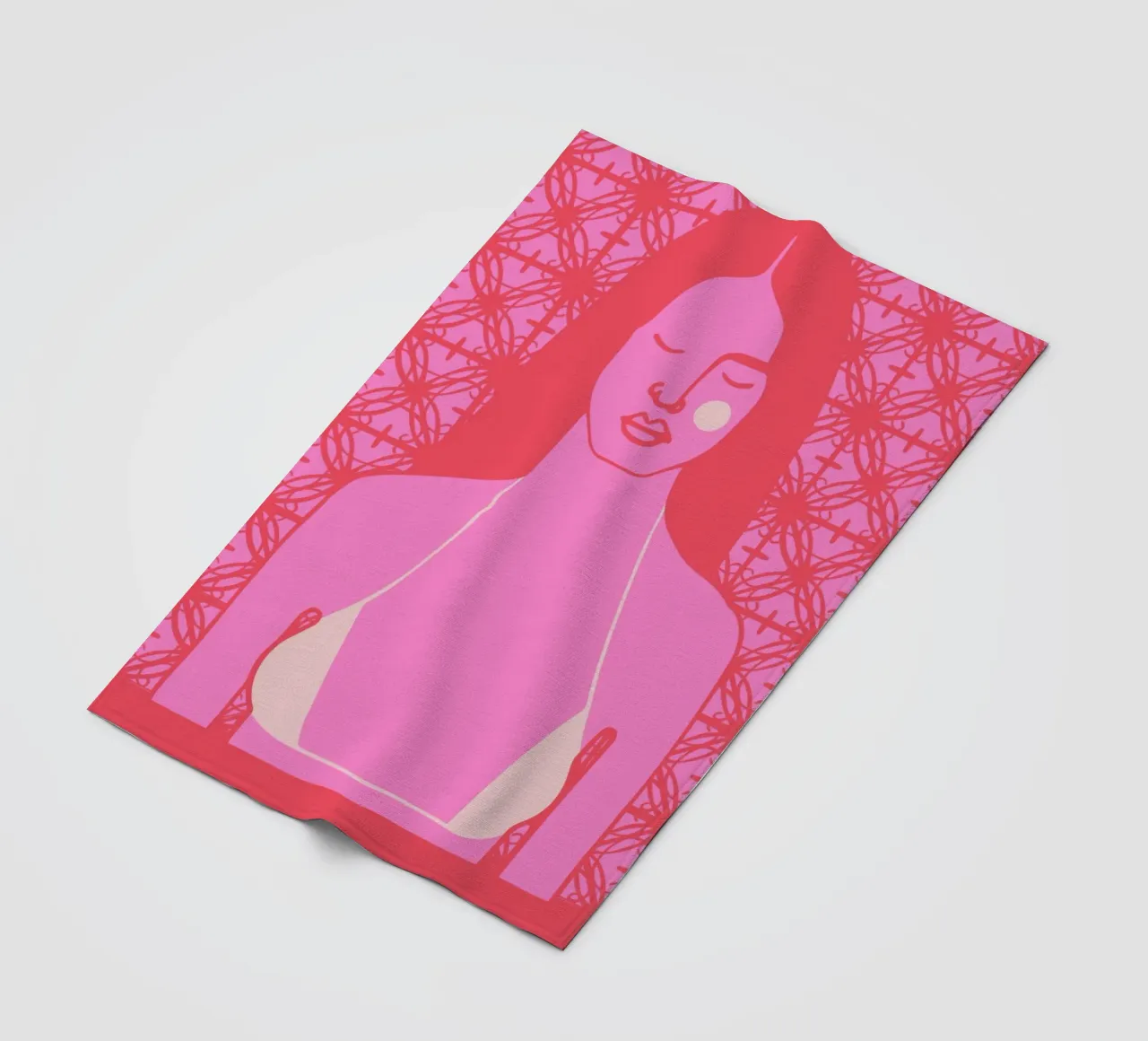 Tan fleece blanket by Portraits