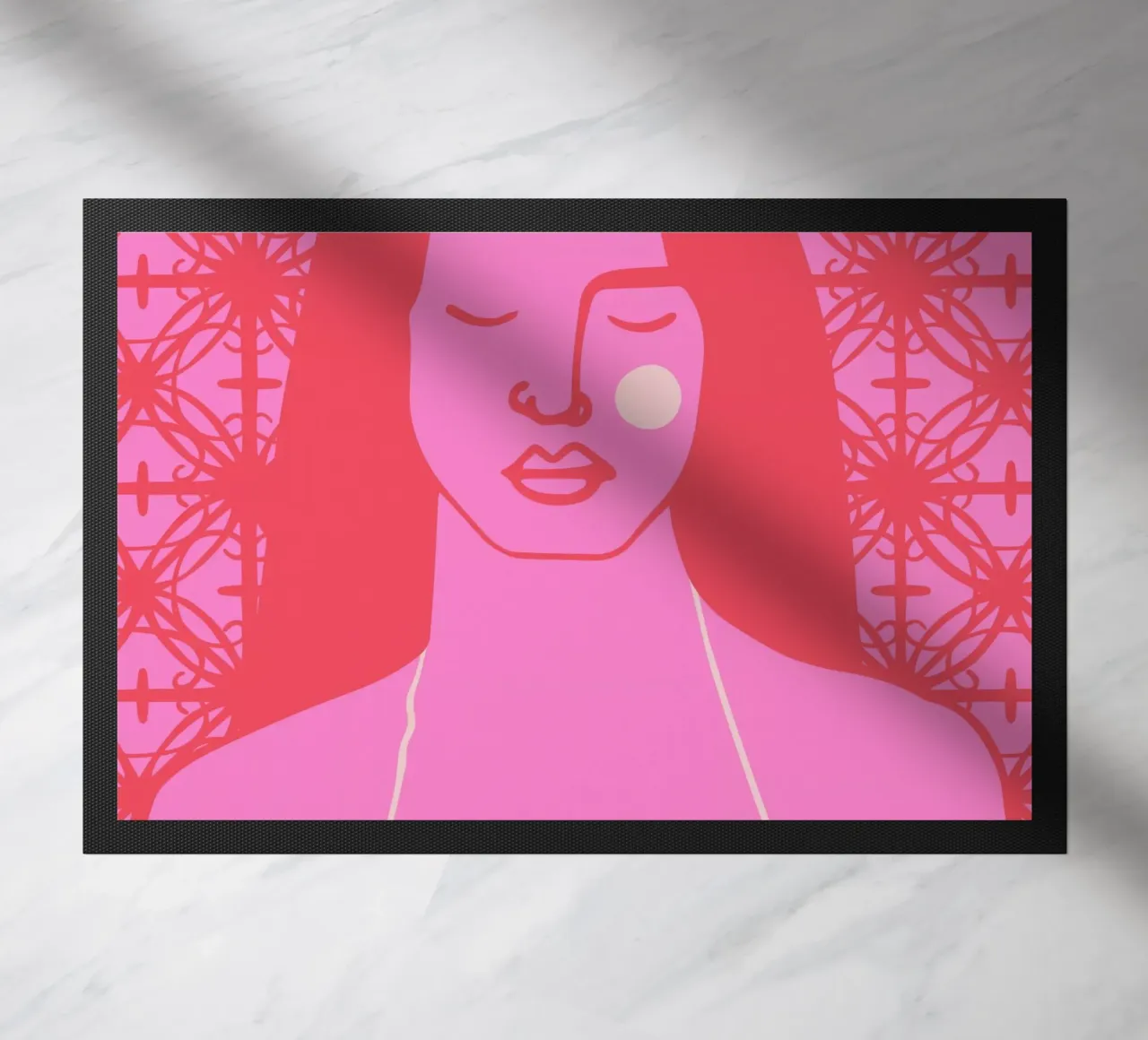 Tan doormat by Portraits