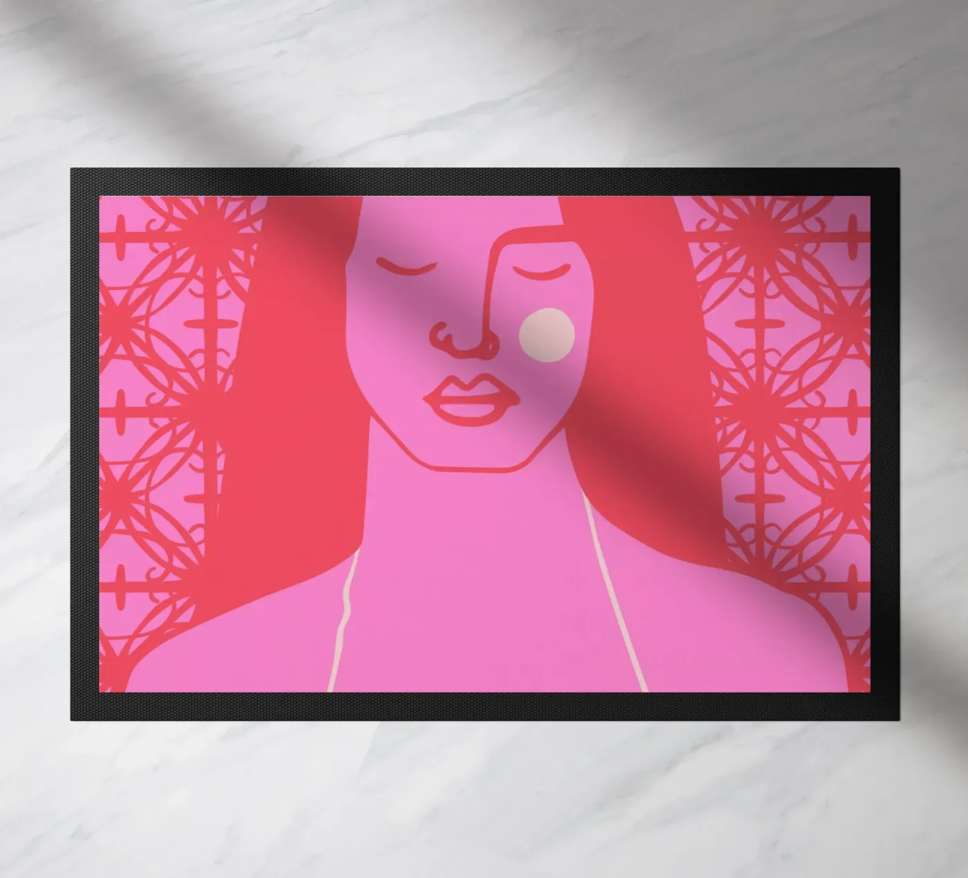 Tan Fußmatte von Portraits