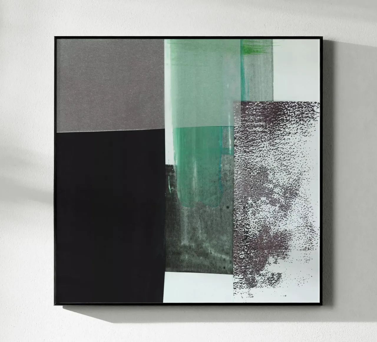 abstract minimalist collage 1 plexiglass da IRIS LEHNHARDT FINE ART