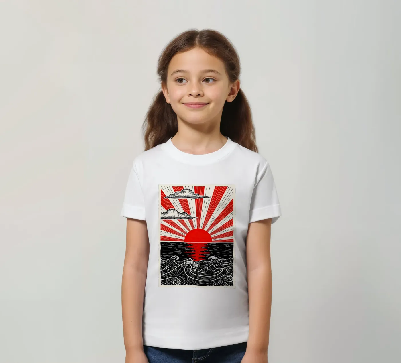 Marea crescente t-shirt bambini da thung thung