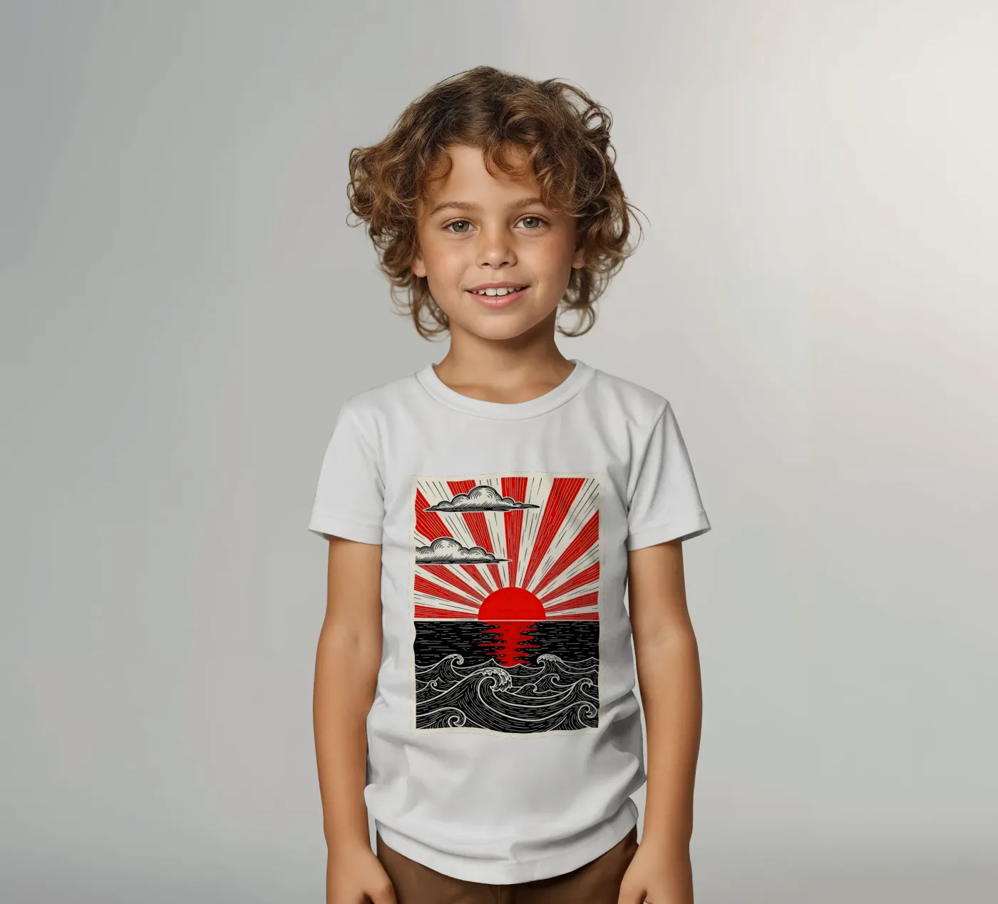 Marea crescente t-shirt bambini da thung thung