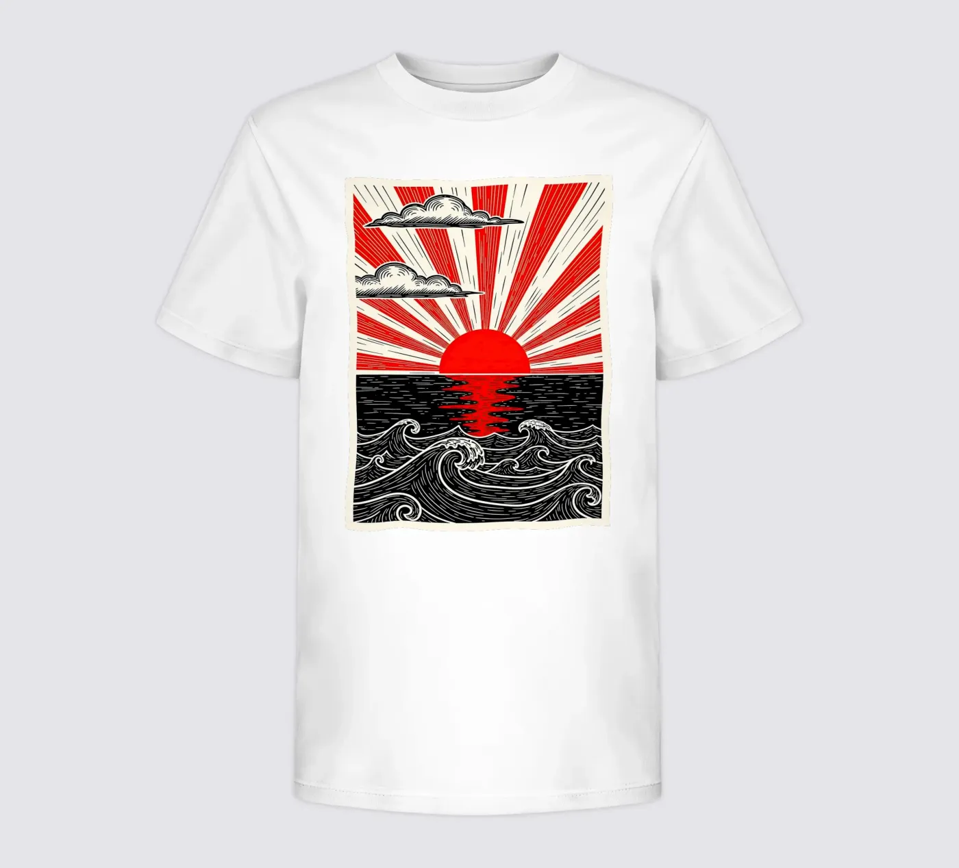 Marea crescente t-shirt bambini da thung thung