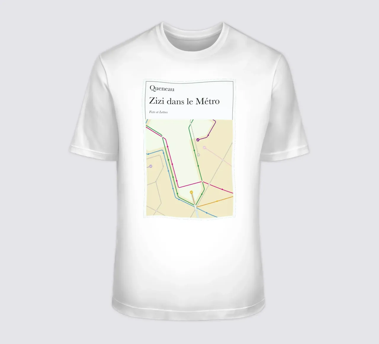 Zizi Dans Le Metro t-shirt da Fists Et Lettres
