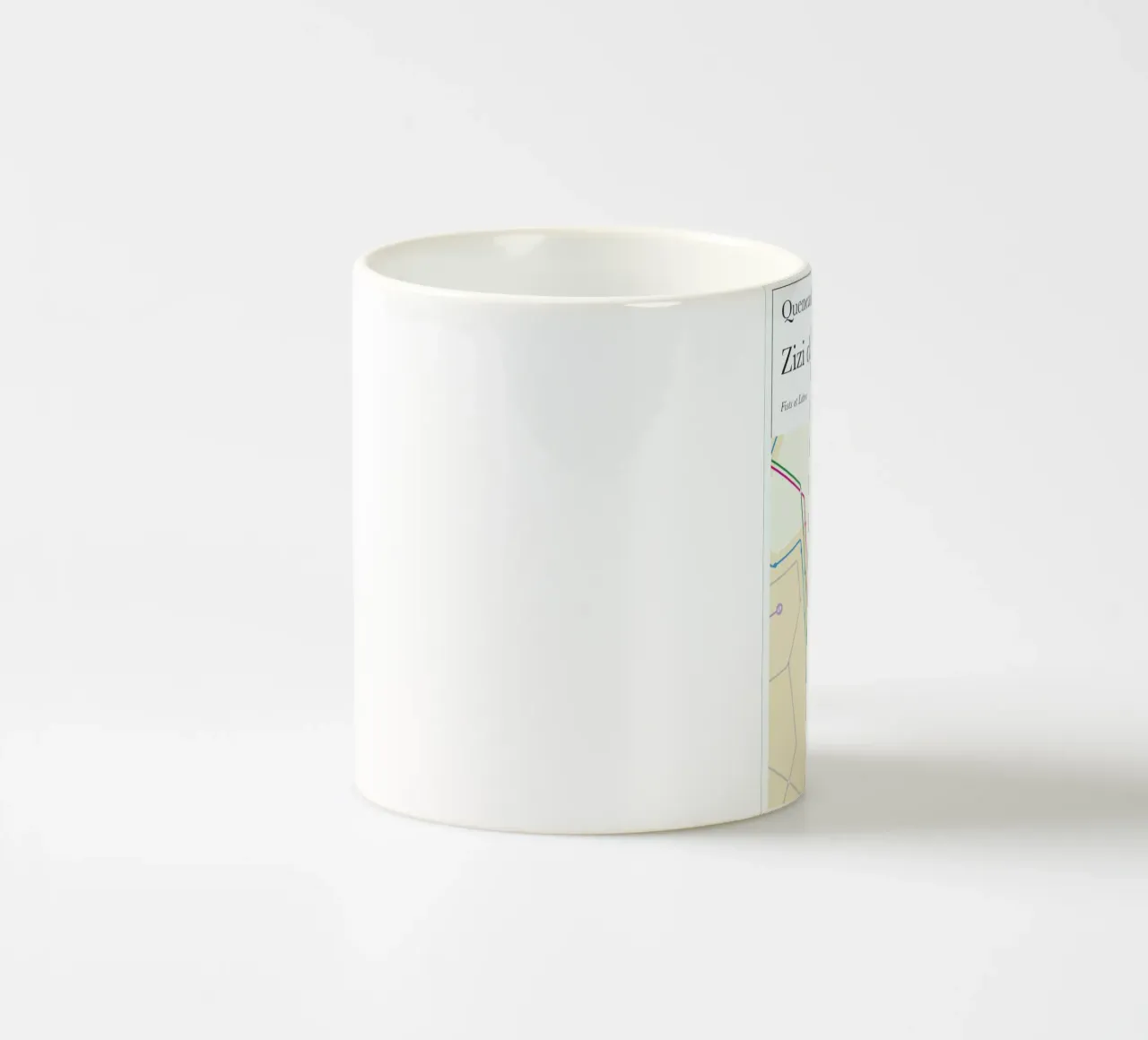Zizi Dans Le Metro tazza in ceramica da Fists Et Lettres
