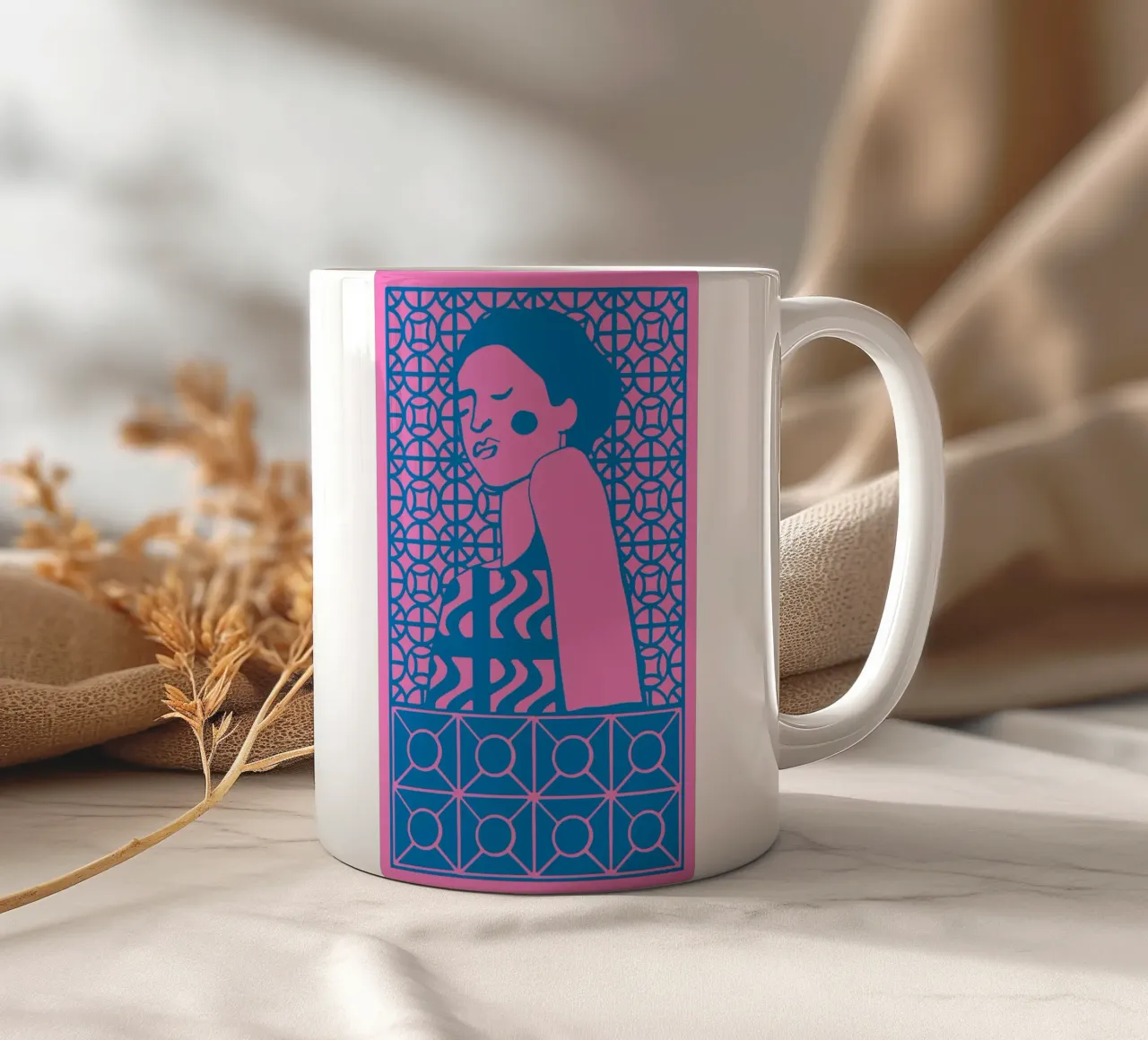 Anna ceramic mug by Portraits