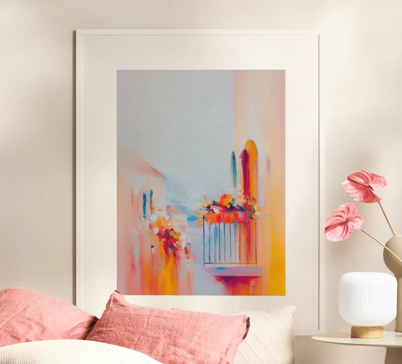 Sunlit Balcony poster by michi