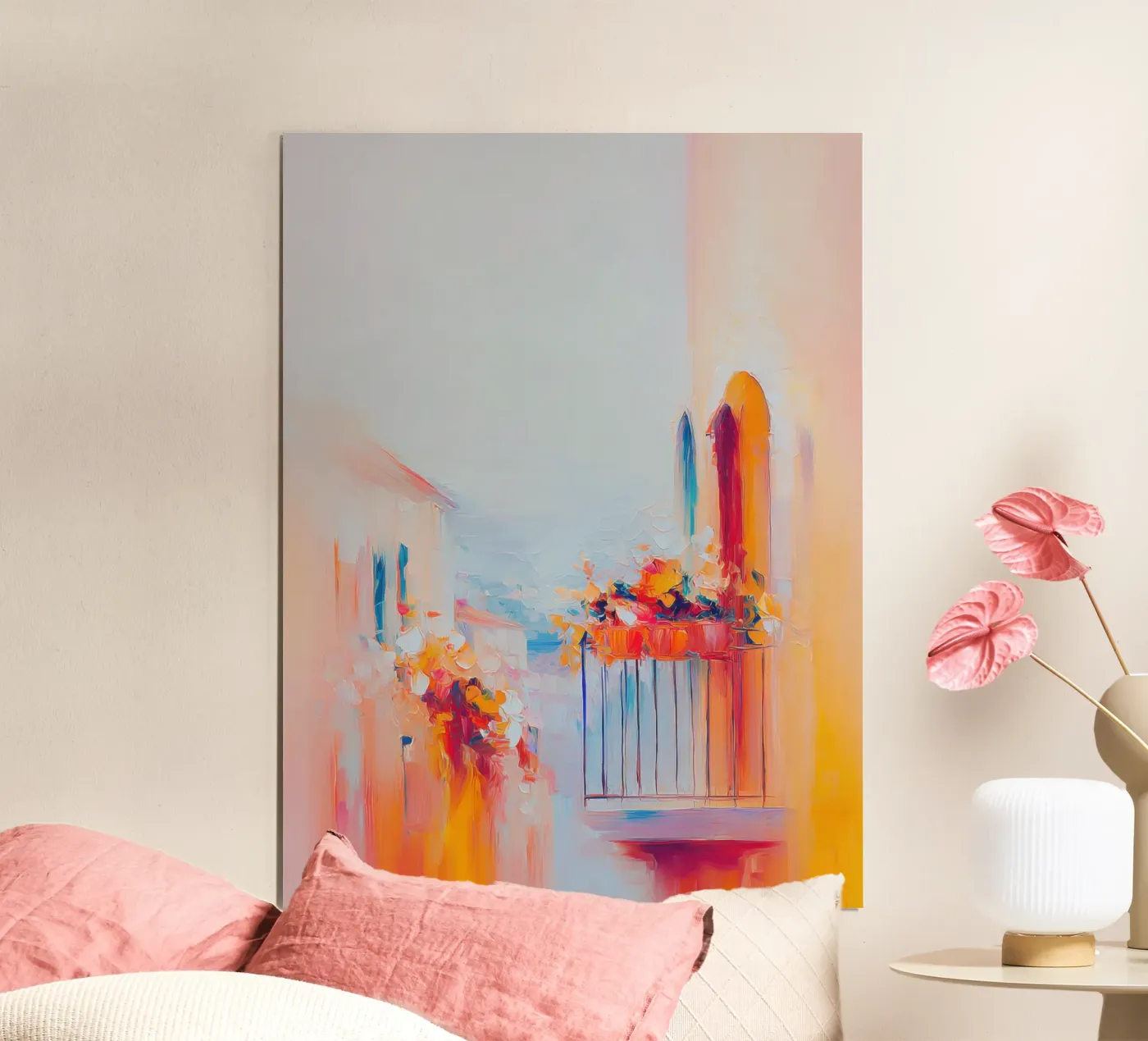 Sunlit Balcony poster by michi