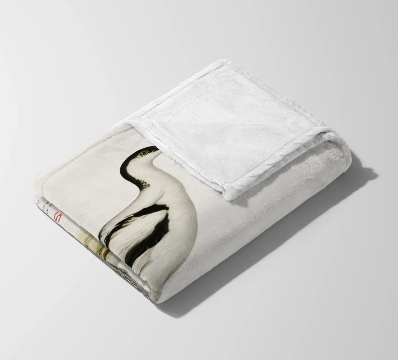 Avocetta o Recurvirostra avosetta coperta in pile da Vintagrafica