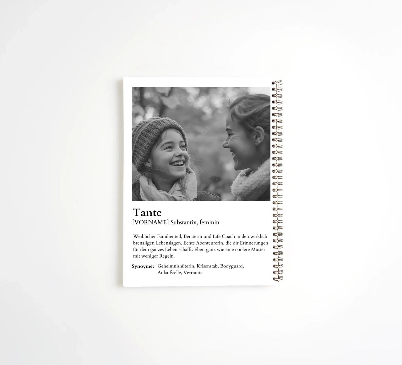 Tante Ringbuch von Gift Ideas