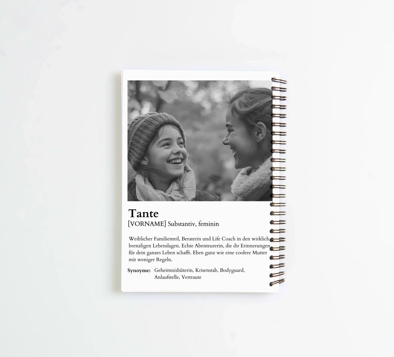 Tante Ringbuch von Gift Ideas