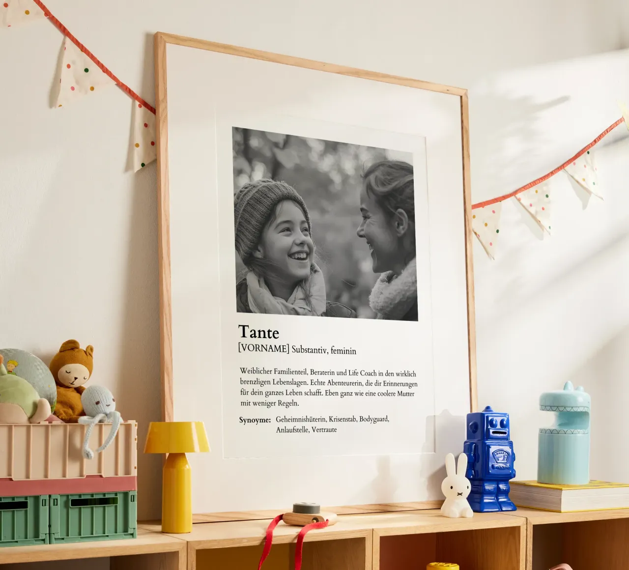 Tante poster with aluminum frame by Gift Ideas
