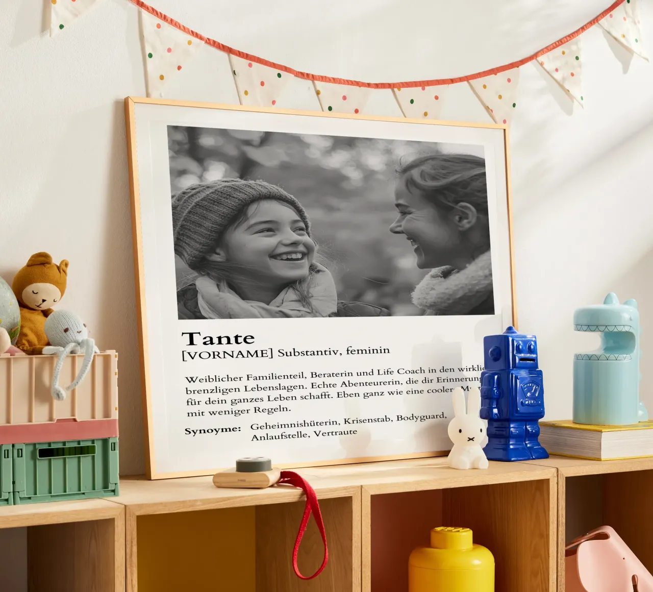Tante poster with aluminum frame by Gift Ideas