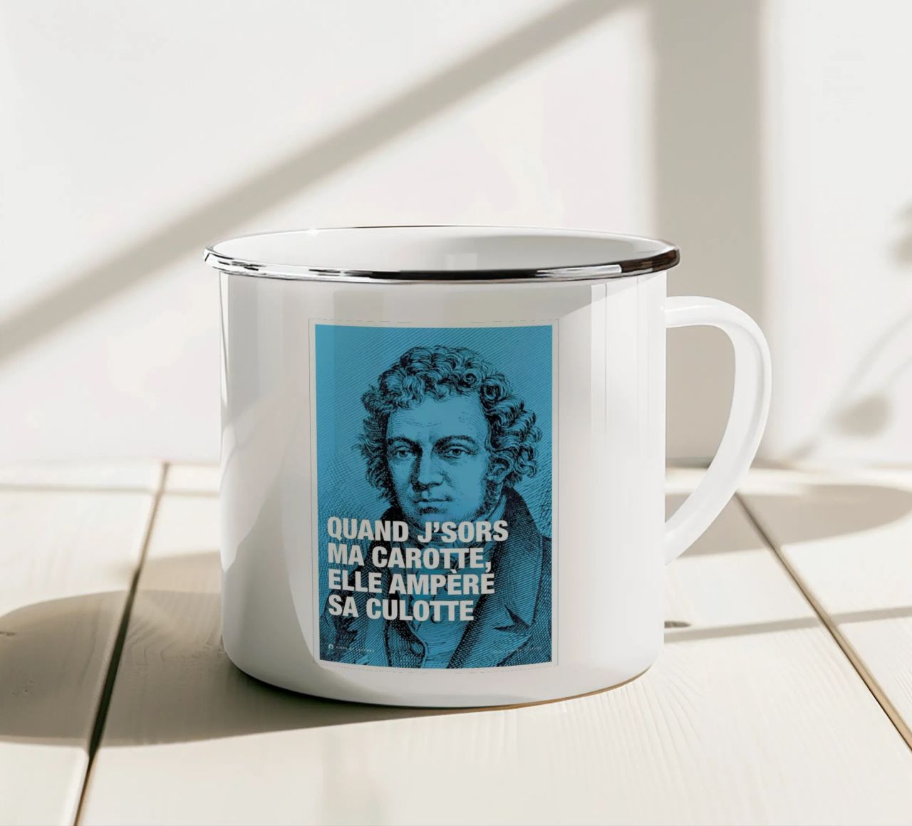 Ampere tazza in smalto da Fists Et Lettres