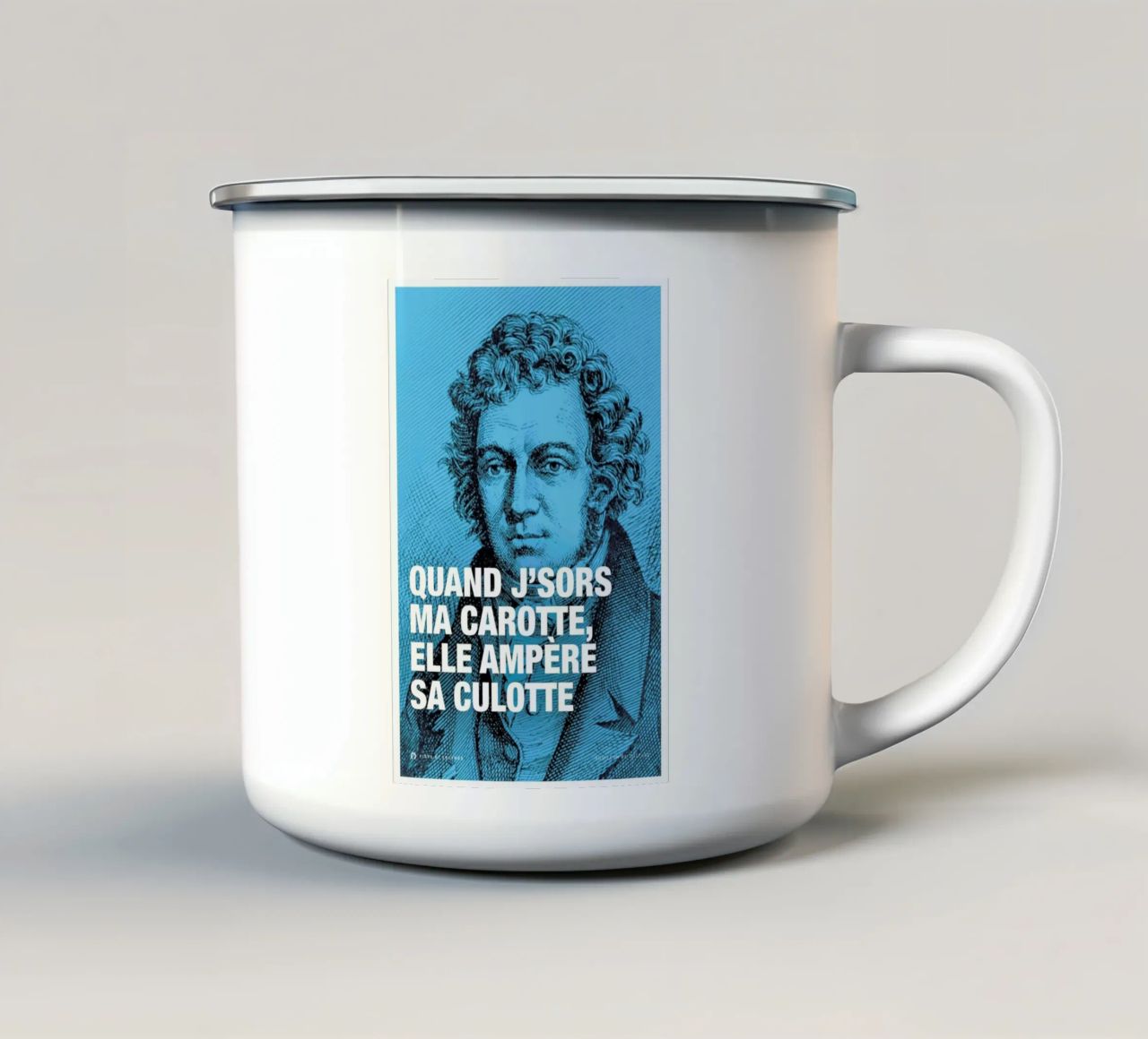 Ampere tazza in smalto da Fists Et Lettres