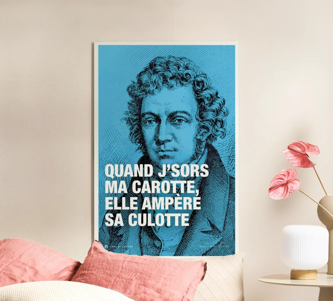 Ampere plexiglas de Fists Et Lettres
