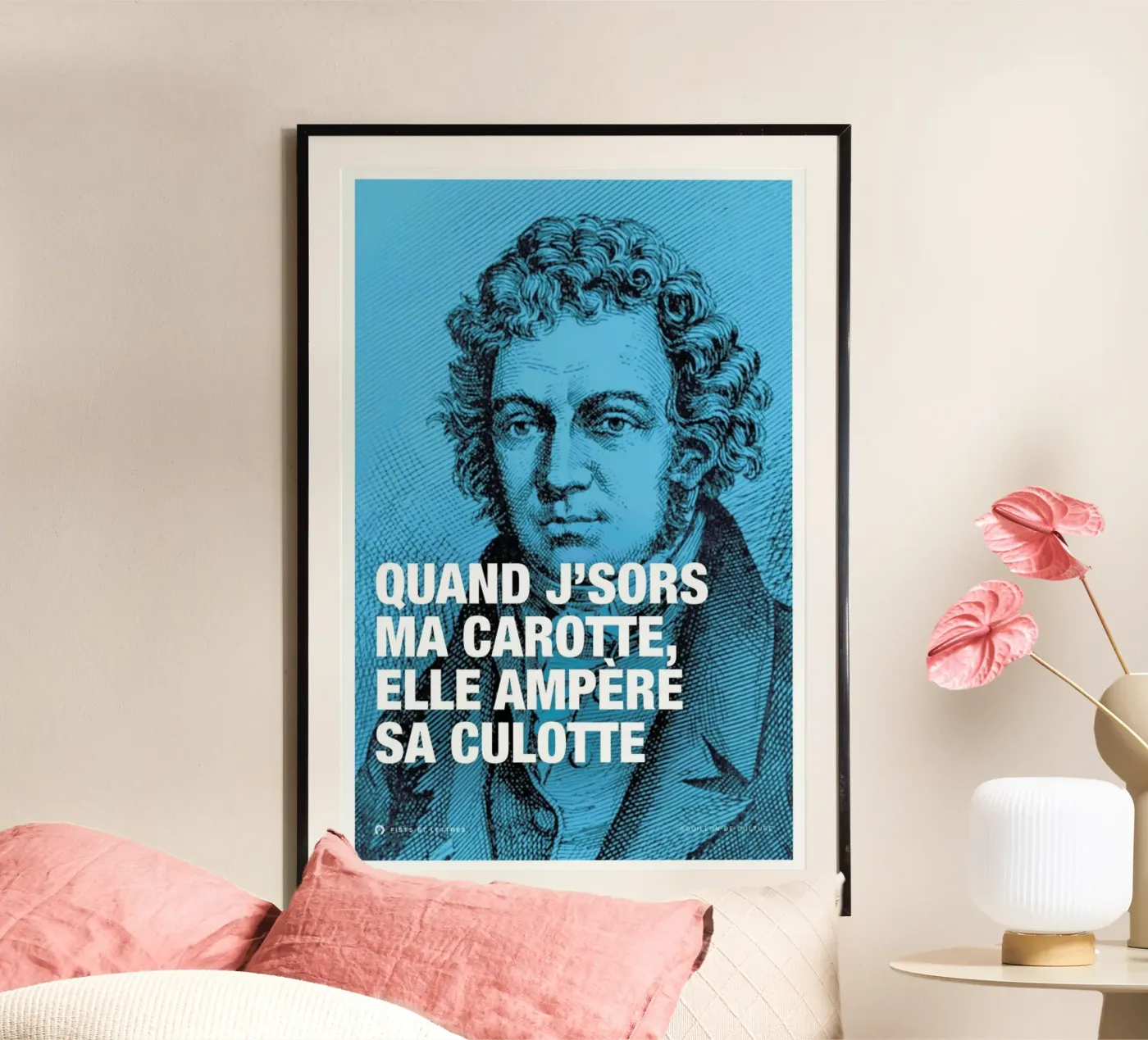 Ampere poster van Fists Et Lettres