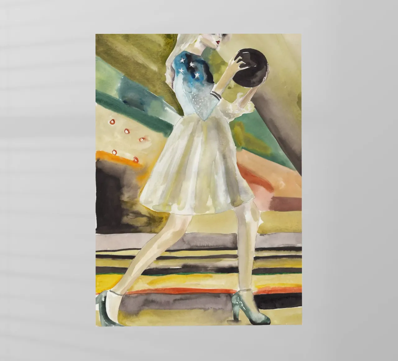 Won it in a Bowling Comp pellicola backlit da Victoria Verbaan