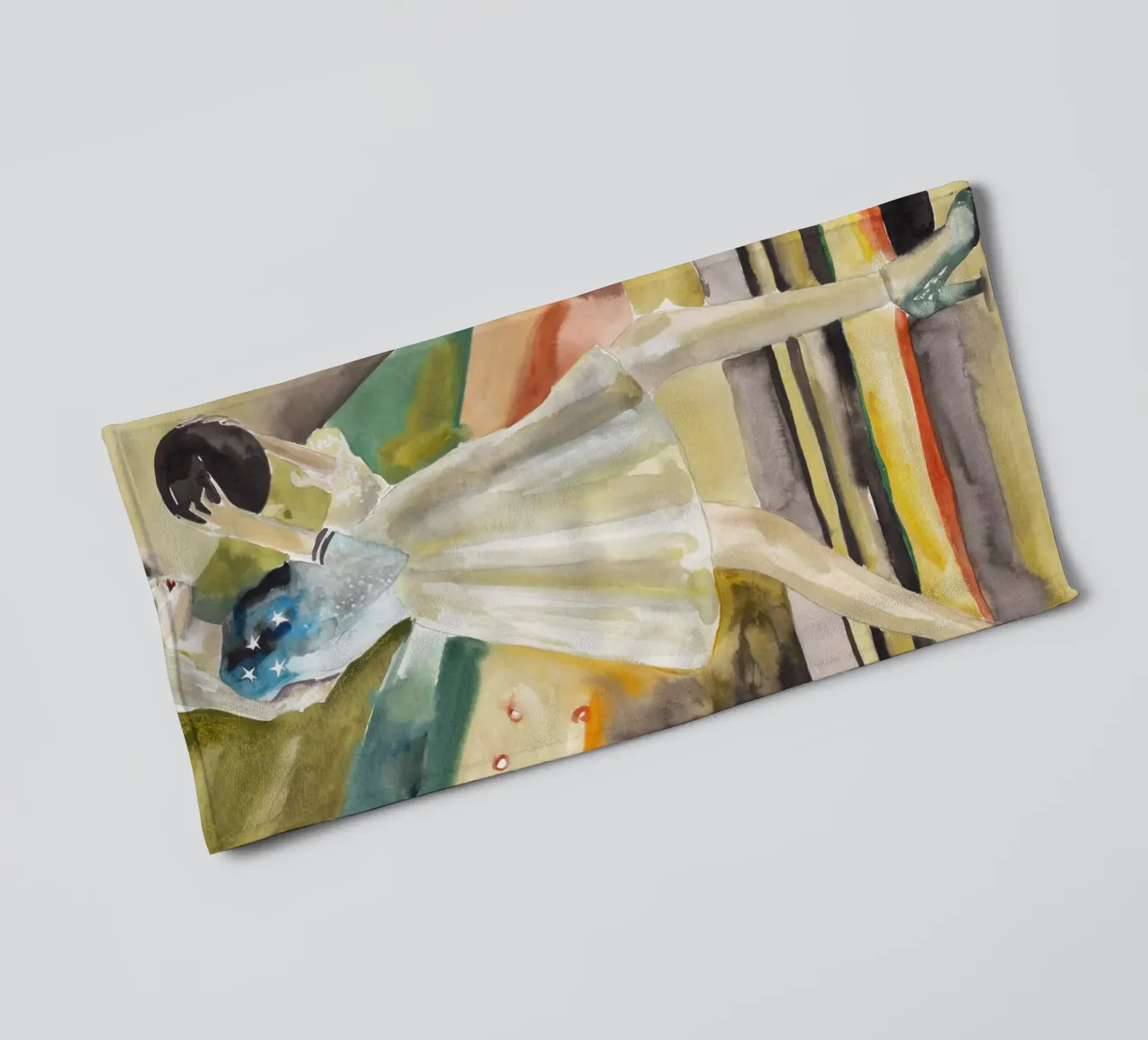 Won it in a Bowling Comp asciugamano da bagno da Victoria Verbaan