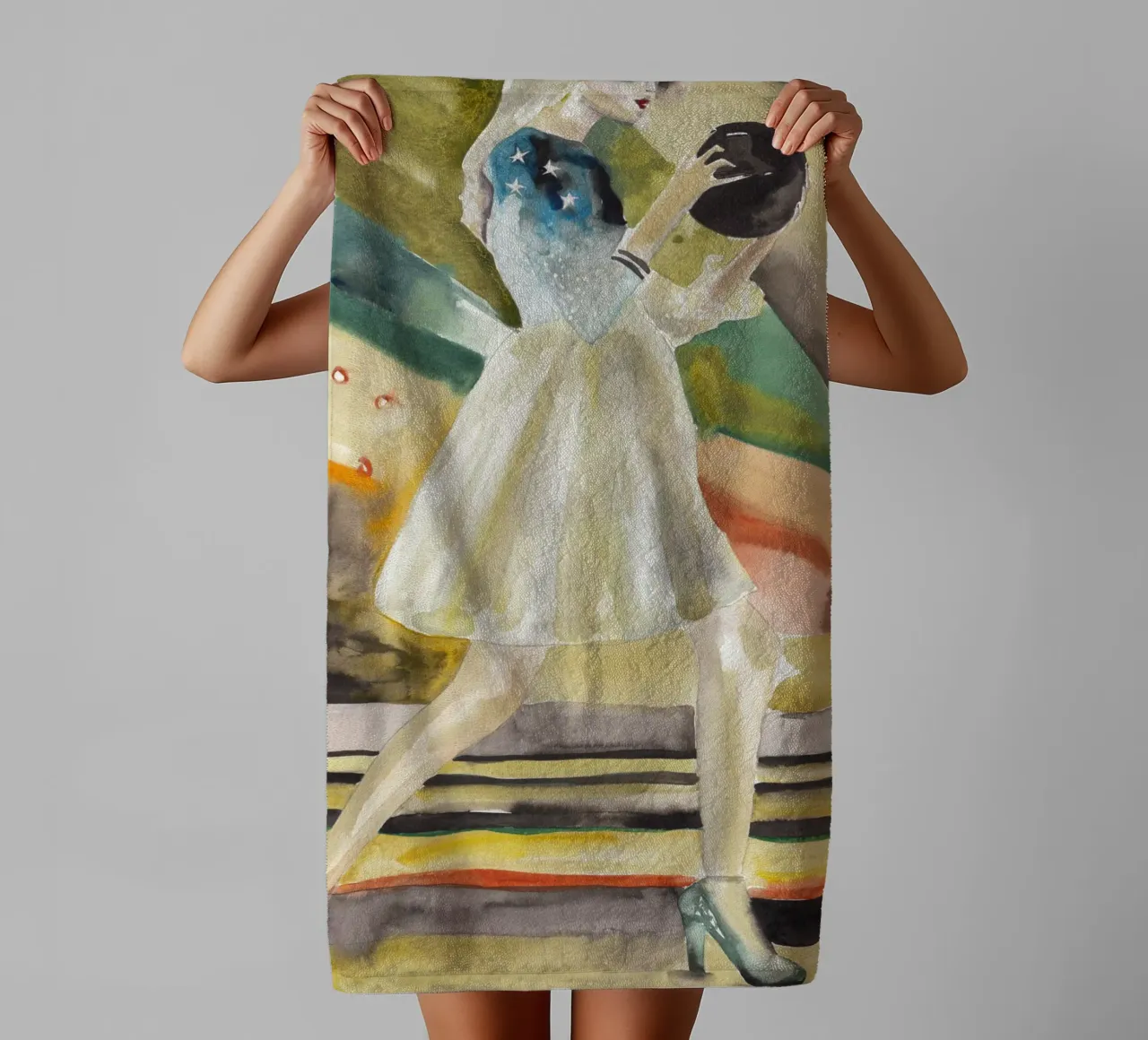 Won it in a Bowling Comp asciugamano da bagno da Victoria Verbaan